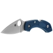 Spyderco Dragonfly 2 Knife Cobalt Blue FRN, Satin CPM SPY27 by Sal Glesser (C28PCBL2)