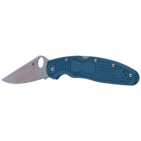 Spyderco Police 4 Lightweight FRN Blue K390 Plain (C07FP4K390)