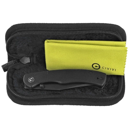 Nóż składany Civivi Clingman Black G10, Black Stonewashed Nitro-V by Taylor Martin Best Damn EDC (C23065-1)