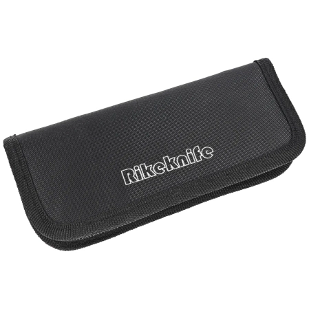 Nóż składany RikeKnife Framelock Blue Titanium, Bead Blast/Satin M390 (RK1707T-B)