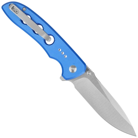 Civivi Hyperpulse Blue Aluminum Knife, Satin 14C28N (C23087A-2)