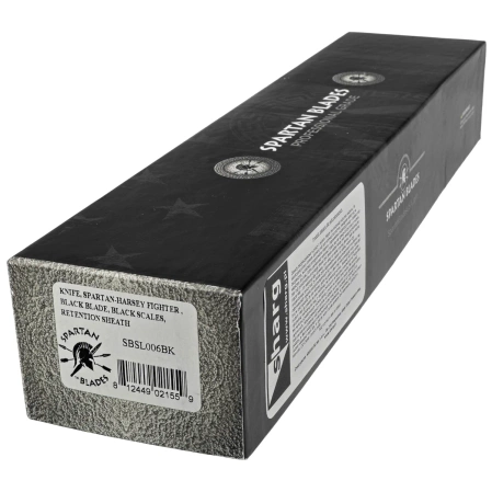 Nóż Spartan Blades Harsey Fighter Black Polymer, Black 1095 Cro-Van by William W. Harsey (SBSL006BK)