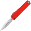 Nóż automatyczny OTF Microtech UTX-85 Gen IV D/E Red Aluminium, Stonewashed M390MK by Tony Marfione (12324-10RD)