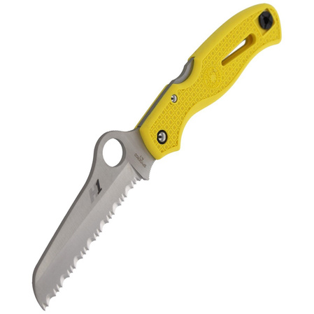 Nóż składany Spyderco Atlantic Salt Yellow FRN Spyder (C89SYL)