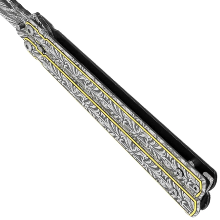 Nóż motylek Martinez Albainox Classic Damask Stainless Steel, Damascus Pattern 3Cr13MoV (02236)