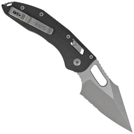 Microtech Stitch Ram-Lok S/E Knife Black Fluted G10, Apocalyptic P/S M390MK by Borka Blades and Tony Marfione (169RL-11APFLGTBK)