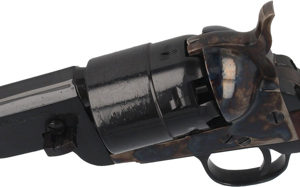 Pietta 1851 Colt Navy Yank Steel Snubnose .44 Revolver (YAS44MTLC)