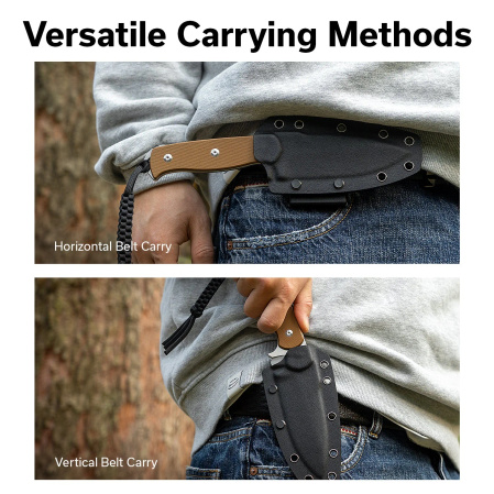 Nóż Sencut Toxodon Brown G10, Stonewashed 9Cr18MoV (S24036-3)