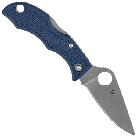 Spyderco Ladybug 3 Knife Cobalt Blue FRN, Satin CPM SPY-27 by Sal Glesser (LPCBL3)