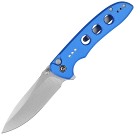 Nóż składany Civivi Hyperpulse Blue Aluminium, Satin 14C28N (C23087A-2)