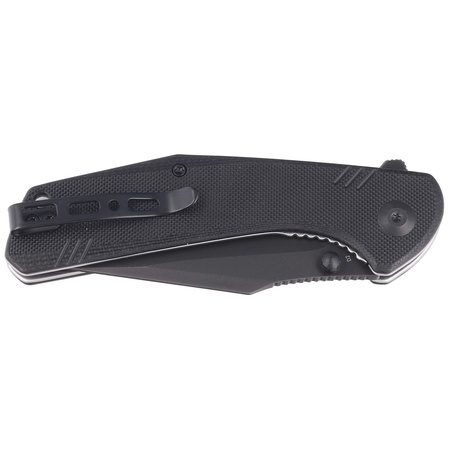 Nóż składany Sencut Actium Black G10, Black Stonewashed D2 (SA02C)