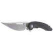 Bestech Knife Irida Carbon Fiber / Black G10, Satin 14C28N by Kombou (BG25D)