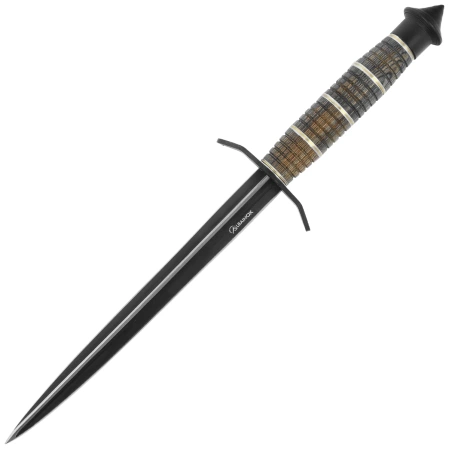 Sztylet Martinez Albainox Triplex Edge Aluminium/Wood, Black 3Cr13Mov (32511)