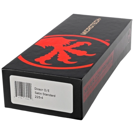 Nóż automatyczny OTF Microtech Dirac D/E Black Aluminium, Satin M390 by Tony Marfione (225-4)