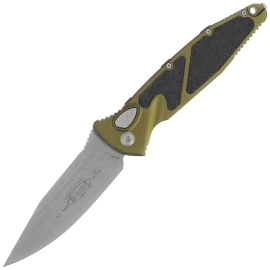 Nóż automatyczny Microtech Socom Elite Auto S/E OD Green Aluminium, Apocalyptic M390MK by Tony Marfione (160A-10APOD)