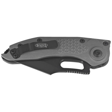 Microtech Stitch-A S/E Automatic Knife Natural Clear Aluminum, Black M390MK by Borka Blades and Tony Marfione (169-1NC)