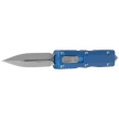 Microtech Dirac D/E OTF Knife Blue Aluminum, Stonewashed M390 by Tony Marfione (225-10BL)