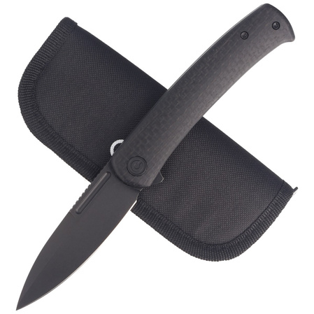 Civivi Knife Cetos Black Micarta / Stainless, Black Stonewashed 14C28N (C21025B-2)