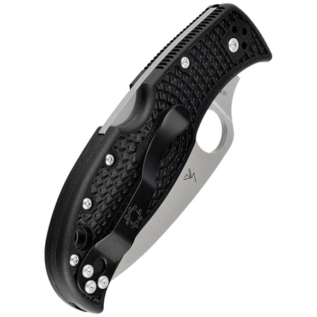 Spyderco LeafJumper Black FRN, Satin VG-10 by Sal Glesser (C262PBK)