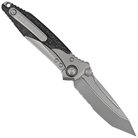 Nóż składany Microtech Socom Bravo Mini T/E Titanium/Carbon Fiber, Bronze HW, Bead Blasted P/S M390 by Tony Marfione (261M-8CFTI)