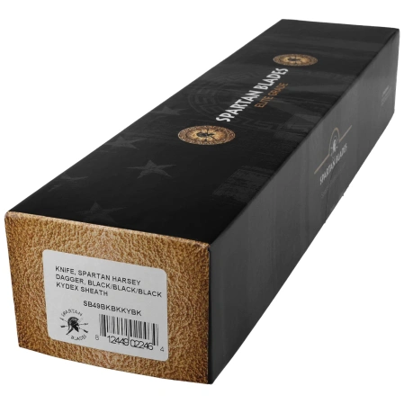 Nóż Spartan Blades Harsey Dagger Black Canvas Micarta, Black PVD MagnaCut by William W. Harsey (SB49BKBKKYBK)