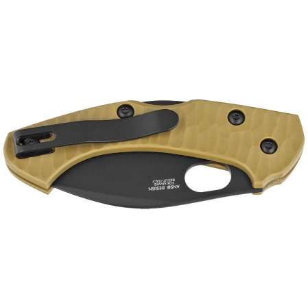 Fox Zero 2.0 Desert Warrior OD Green FRN, Black Top Shield Becut by Jens Ansø knife (FX-311 OD)