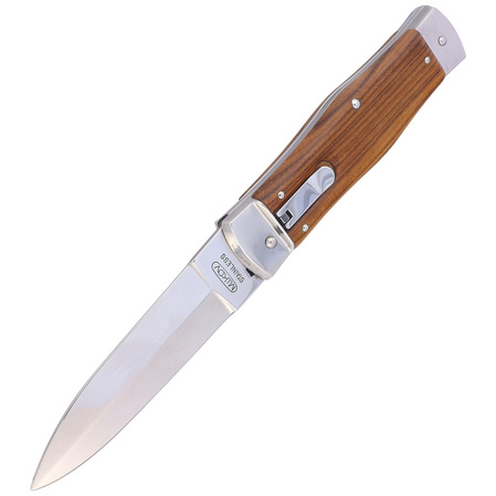 Mikov Predator Palisander Wood, Mirror switchblade (241-ND-1/HAMMER)