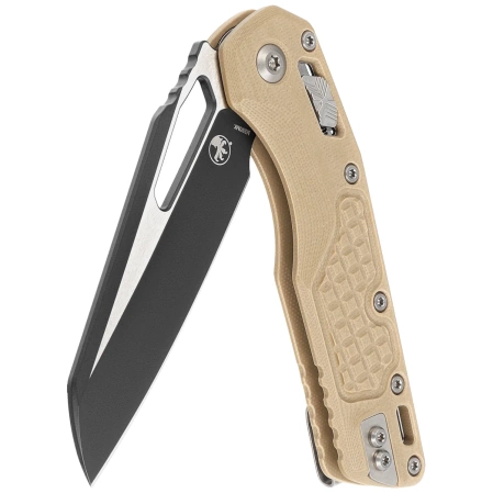 Microtech MSI S/E Tan Frag G10, Black M390MK by Tony Marfione (210-1FRGTTA)