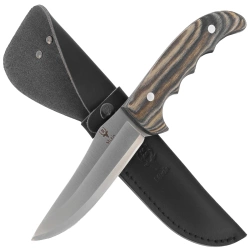 Nóż Muela Outdoor-12M Evergreen Pakka Wood, Satin X50CrMoV15