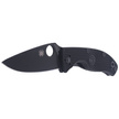 Spyderco Tenacious Lightweight Knife Black FRN, Black 8Cr13MoV by Eric Glesser (C122PBBK)