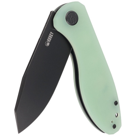 Nóż składany Kubey Knife Master Chief Jade G10, Blackwashed AUS-10 by Keanu Alfaro (KU358D)