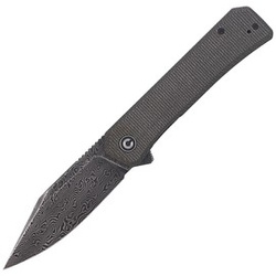 CIVIVI Knife Relic Dark Green Micarta, Black Damascus (C20077B-DS1)