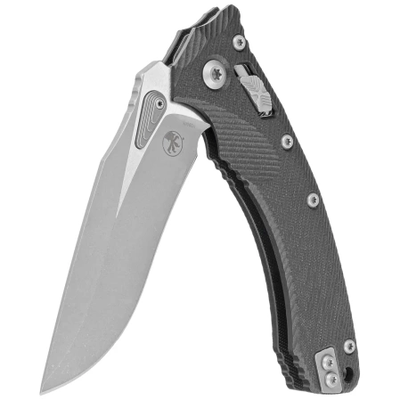 Nóż składany Microtech Amphibian Ram-Lok S/E Black Fluted G10, Apocalyptic M390MK by Tony Marfione (137RL-10APFLGTBK)