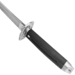Tokisu Yokimura Japanese Tanto Black Rubber, Satin AISI 1065 (32763)