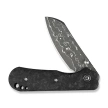 Civivi Crabby Knife Shredded Carbon Fiber, Damascus by Ken Onion Jr. (C24055-DS1)