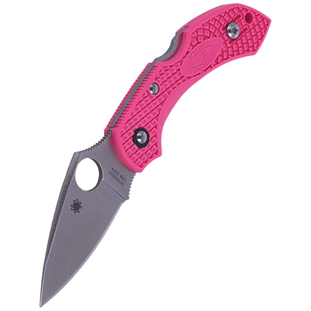 Spyderco Dragonfly 2 FRN Pink, S30V Plain Knife (C28FPPNS30V2)