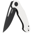 Kubey Dugu Ivory G10, Black Stonewashed 14C28N knife (KU210G)