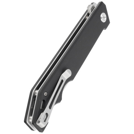 Nóż składany Kubey Knife Pylades Black G10, Satin AUS-10 (KU253A)