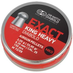 JSB Diabolo Exact King Heavy MKII Pellets 6.35mm 150psc (546498-150)