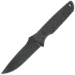 Spartan Blades Alala Knife Black Canvas Micarta, Black 1095 Cro-Van by Curtis Iovito (SBSL004BKBK)