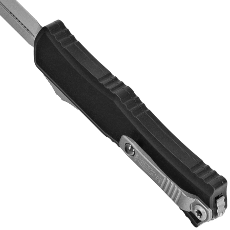 Microtech Hera II Mini D/E Black Aluminum, Stonewashed M390MK by Tony Marfione (1702M-10)