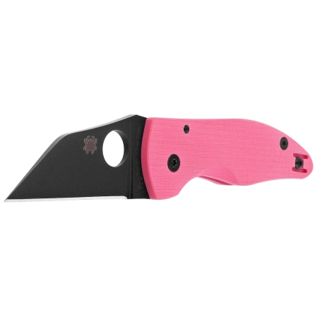 Spyderco MicroJimbo Sprint Run Knife Pink G10, Black DLC CPM S30V by Michael Janich (C264GPNBKP)