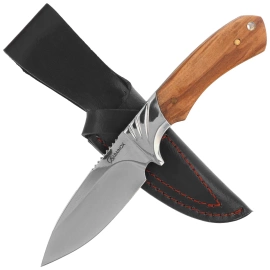 Nóż myśliwski Martinez Albainox Hunting Olive Wood, Mirror 3Cr13MoV (32360)