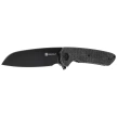 Nóż składany Sencut Kyril Black Micarta, Black Stonewashed 9Cr18MoV by Ferrum Forge Knife Works (S22001-3)