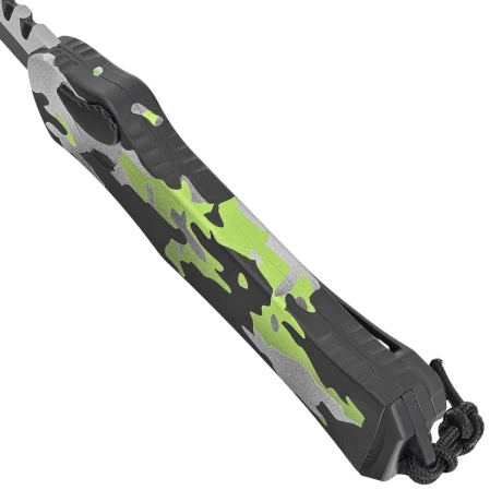 Heretic Knife Hydra R/E Heretic Camo Aluminum, Black/Satin MagnaCut by Tony Marfione Jr.