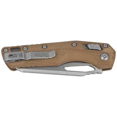 Nóż składany Microtech MSI S/E Dark Earth Tri-Grip Polymer, Stonewashed P/S M390MK by Tony Marfione (210T-11PMDE)