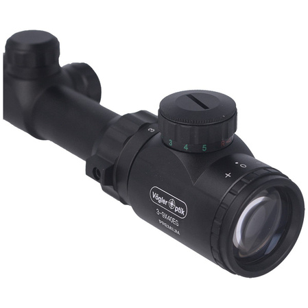 Vögler Premium 3-9x40 Mil-Dot illuminated rifle scope, Assembly
