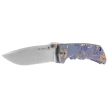 Spartan Blades Harsey Folder Special Edition Babe Knife Blue Titanium, Bronze HW, Satin MagnaCut by William W. Harsey Jr. (SF5BABE)
