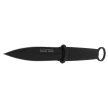 Nóż K25 Botero Dagger Black Rubber, Black Titanium 7Cr17Mov (31892)