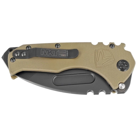 Medford Praetorian Scout M/P OD Green G10, PVD HW/Clip, Black DLC D2 by Greg Medford (MKM30DPT-1010-TPCP-BP)